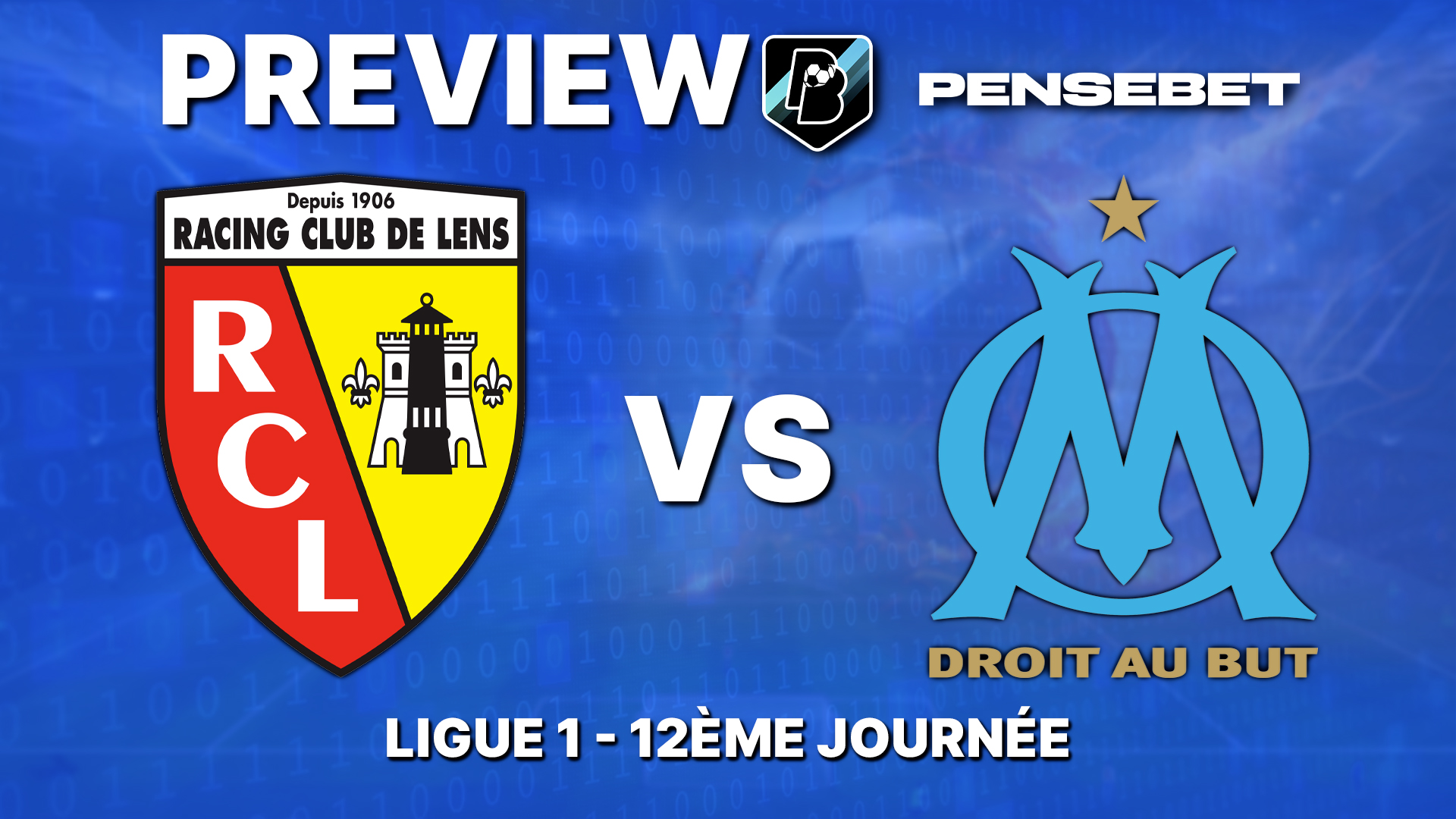 Lens / Marseille en Ligue 1 – Preview efficace : les 6 points à savoir avant ce soir !