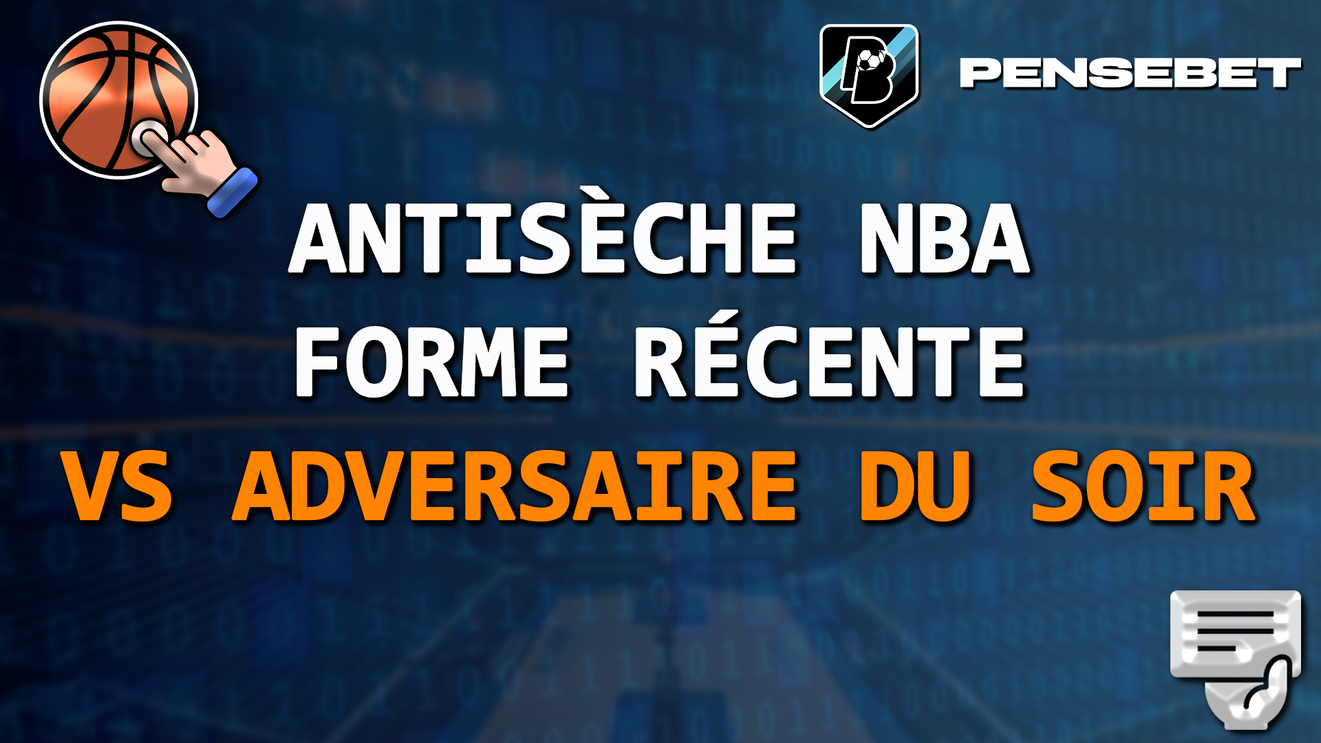 NBA : Antisèche “joueurs” efficace tendances contre l’adversaire du soir – 21/12/2024