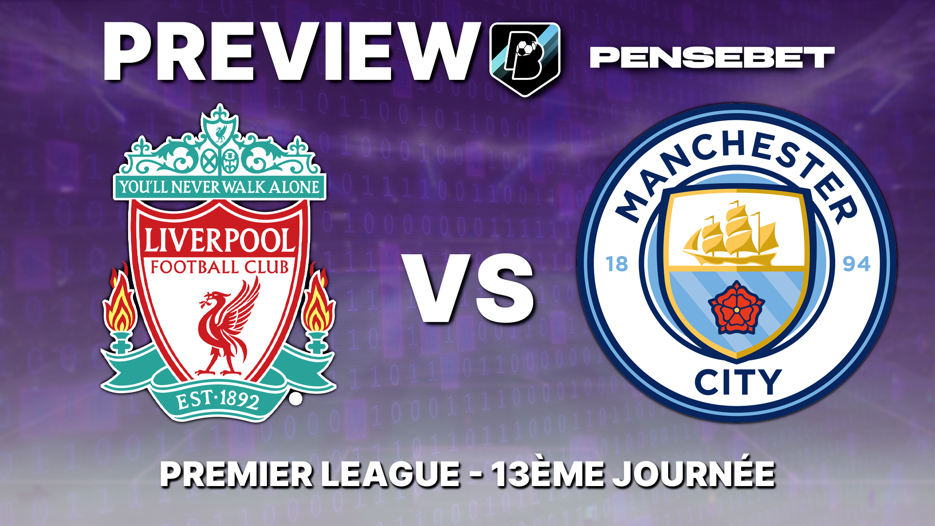 Liverpool / City en Premier League – Preview efficace et Prono : les 6 points à savoir avant ce soir !