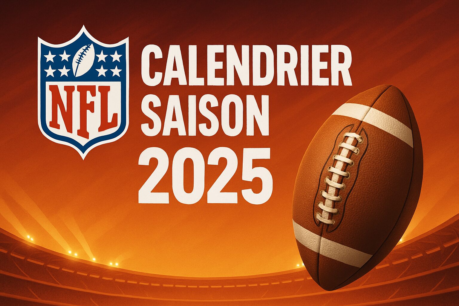 Saison NFL 2025 : Le calendrier complet – Week by Week