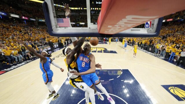 NBA : Les réseaux sociaux réagissent à la qualification des Pacers pour le match 7 : "Le dunk de Pascal Siakam était tellement incroyable qu'il a fait disparaître Jalen Williams