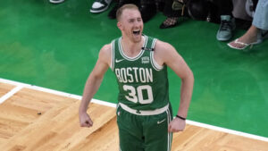 NBA : Sam Hauser, la pépite convoitée du marché des transferts