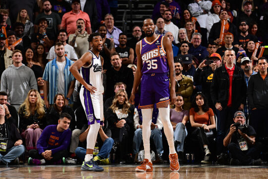Kevin Durant et Malik Monk