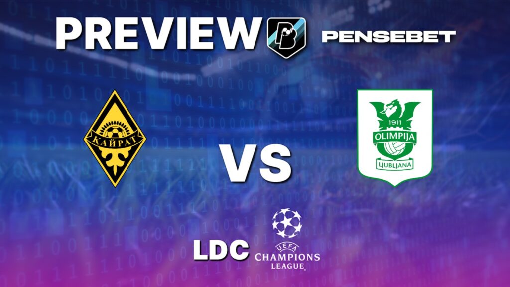 UEFA Champions League : Kairat Almaty vs Olimpija Ljubljana – Pronostic Gratuit et prédictions