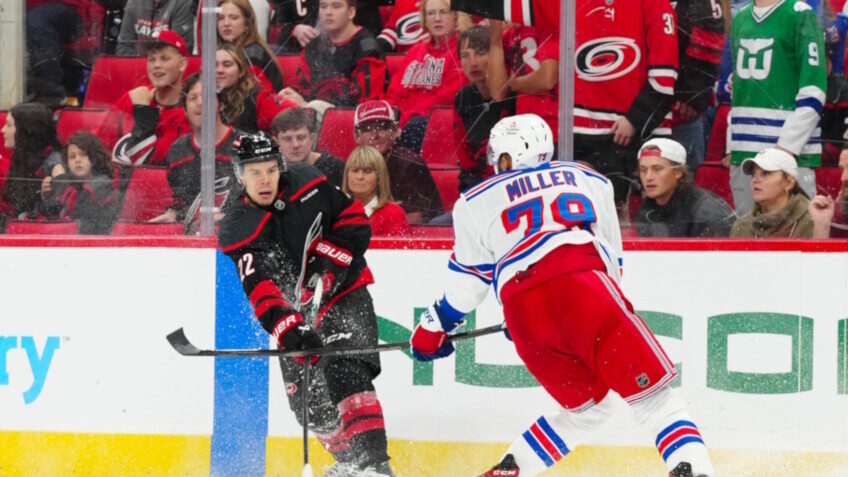 NHL : Les New York Rangers envoient K'Andre Miller chez les Carolina Hurricanes