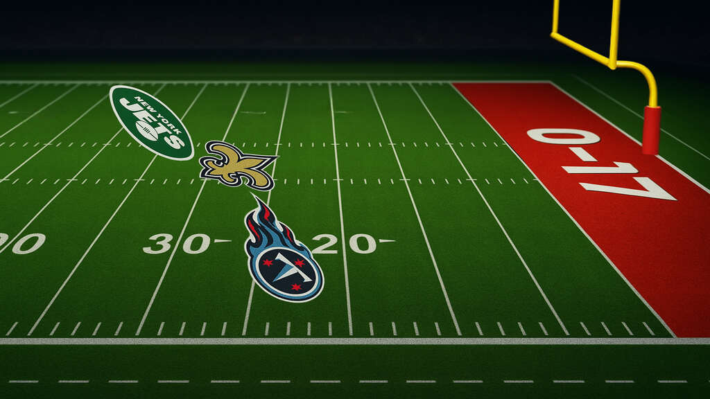 NFL Stade course dernière place New Orleans Saints Tennessee Titans New York Jets