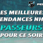 Les meilleures tendances NHL PASSEURS DECISIFS du 23-01-2026