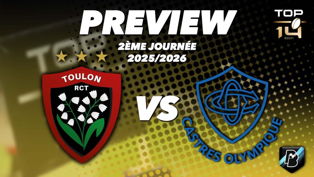 Top 14 – Toulon vs Castres Olympique – Pronostic Gratuit et prédictions