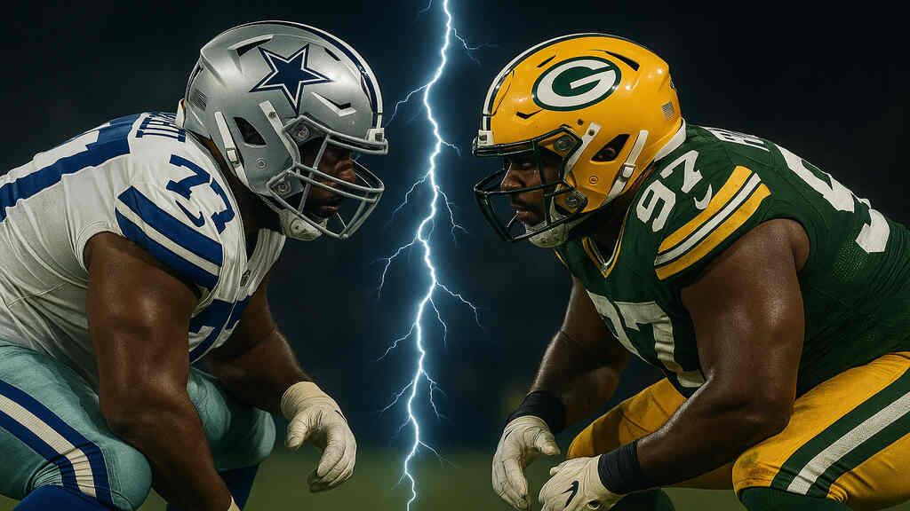Nfl duel semaine Week 4 OL Dallas Cowboys vs DL Green Bay Packers