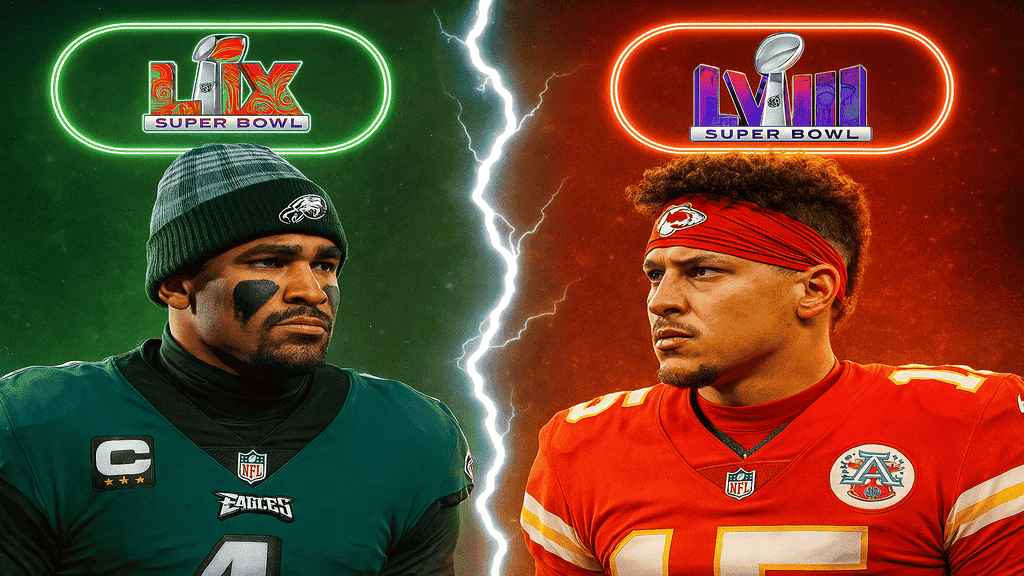 Nfl duel semaine Week 2 Jalen Hurts vs Patrick Mahomes Philadelphia Eagles Kansas City Chiefs