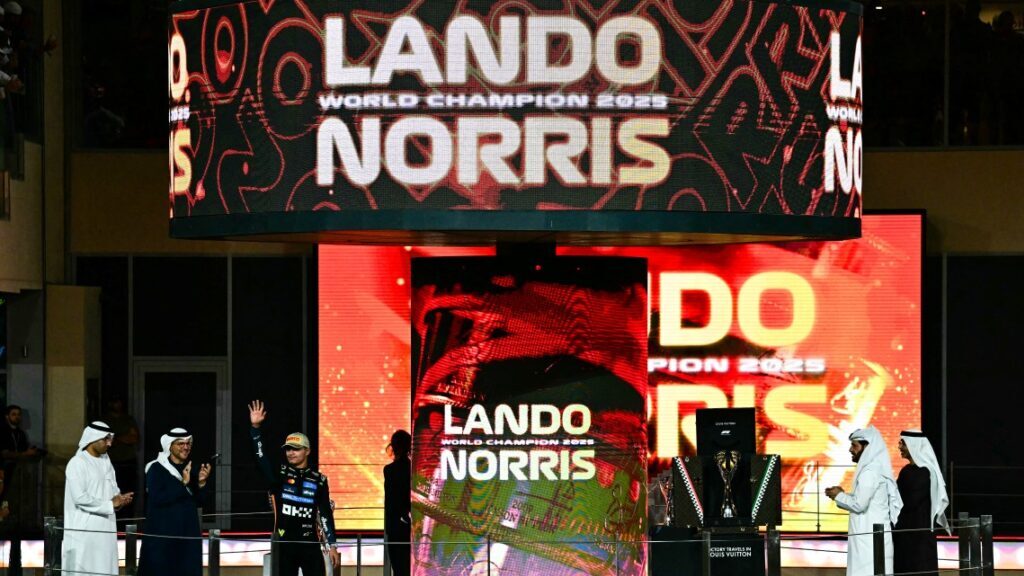 F1 : LANDO NORRIS CHAMPION DU MONDE