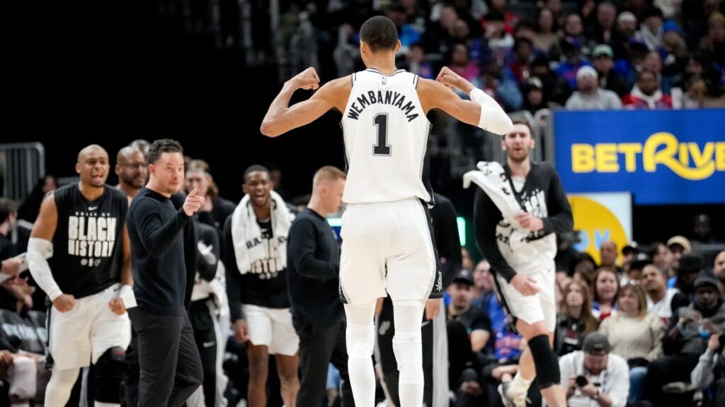 NBA : Victor Wembanyama (21 pts, 6 blks) étouffe Detroit