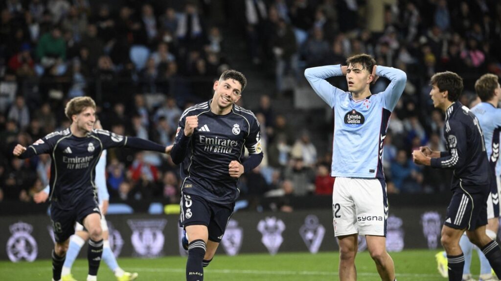 Liga : Valverde arrache la victoire pour le Real Madrid à Vigo dans les arrêts de jeu