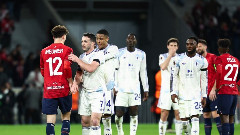 Ligue Europa : battu par Aston Villa, Lille devra réaliser un exploit à Birmingham