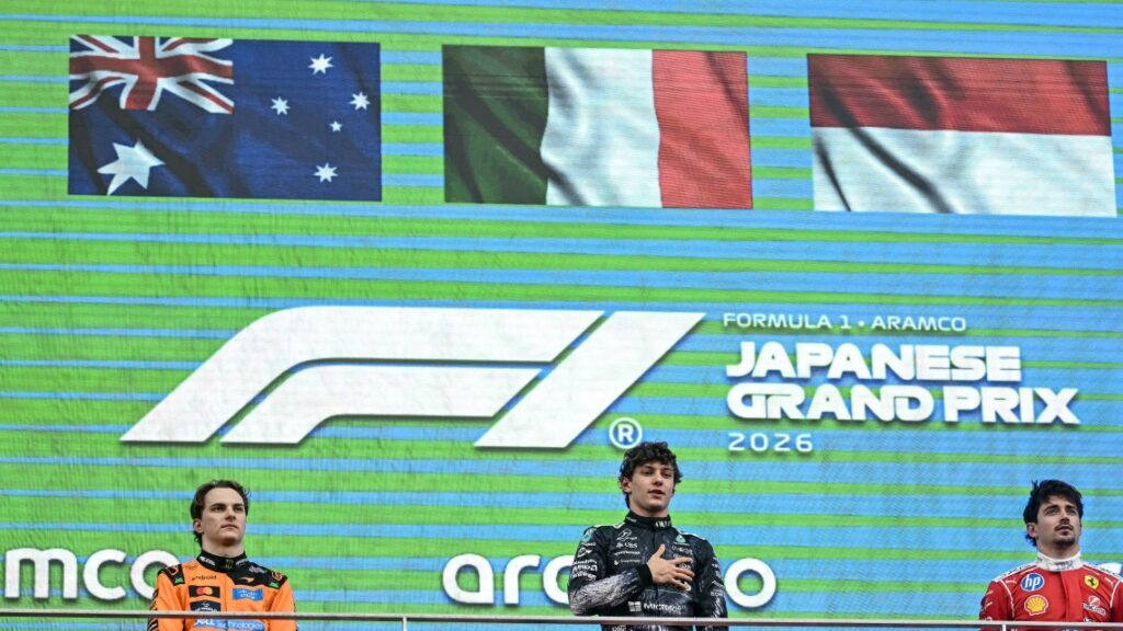 F1 : Antonelli, 19 ans, leader du championnat