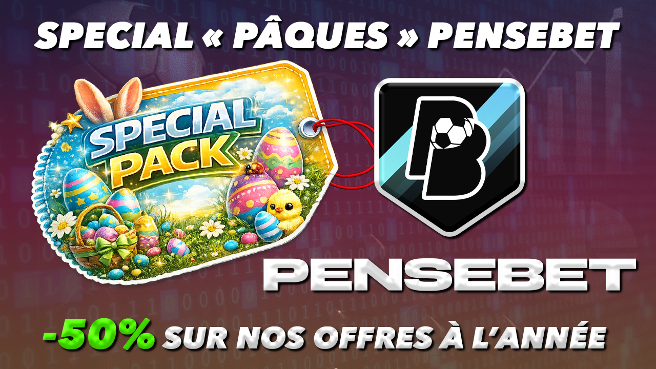 PenseBet spécial Pack pour Pâques : -50% sur nos abonnements annuels PenseBet Pâques -50%