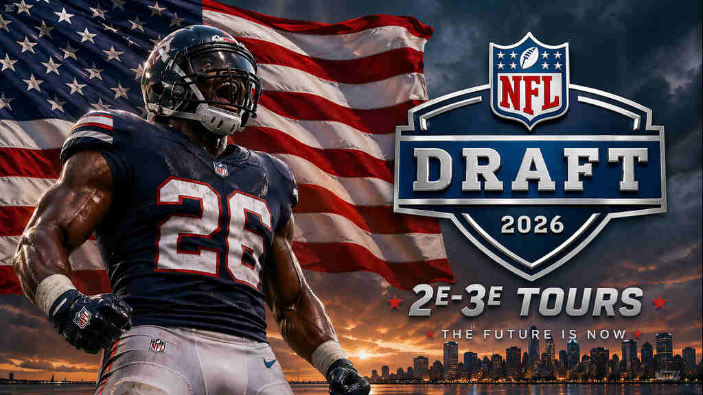 Draft NFL 2026 : Les choix des 2ème et 3ème tours