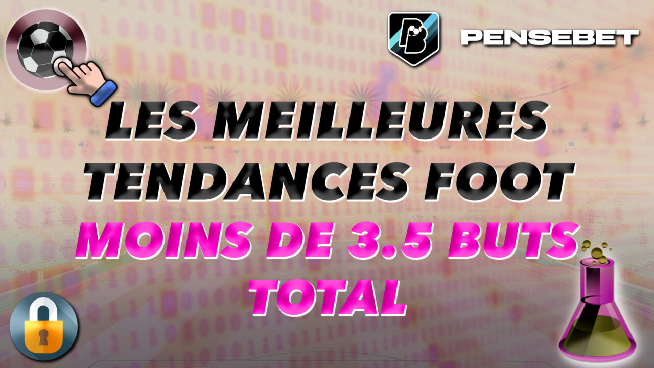 Les meilleures tendances FOOT 'Moins de 3.5 buts au total' du 08-04-2026 MEILLEURES TENDANCES FOOTBALL FOOT MOINS DE 3.5 BUTS AU TOTAL