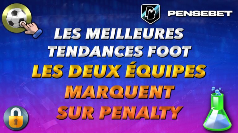 Les meilleures tendances FOOT 'Les deux équipes marquent sur penalty' du 16-09-2026