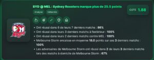 Melbourne Storm vs Sydney Roosters - Pronostic NRL - 30/05/2026