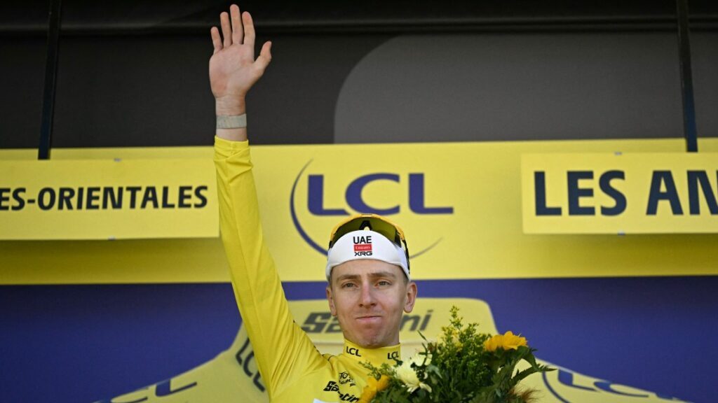 Tour de France : Tadej Pogacar remporte la 3e étape et prends le maillot jaune