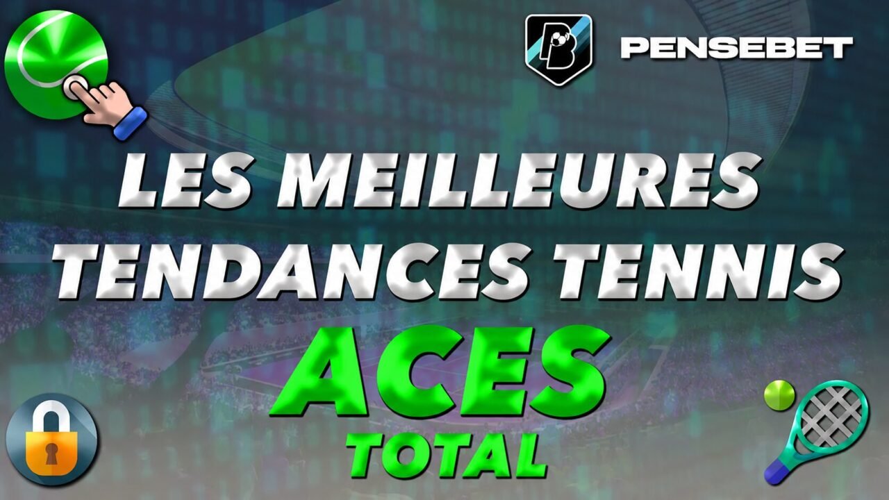 Tendances Tennis ATP 'Aces au total' du 03-08-2026 Tendances Tennis ATP 'Aces au total' du 03-08-2026