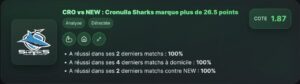 Cronulla Sharks vs Newcastle Knights - Pronostic Gratuit NRL - 17/07/2026