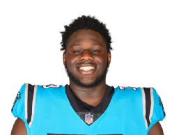 Photo de Ikem Ekwonu en NFL avec Carolina Panthers