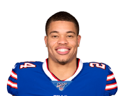 Photo de Taron Johnson en NFL avec Buffalo Bills