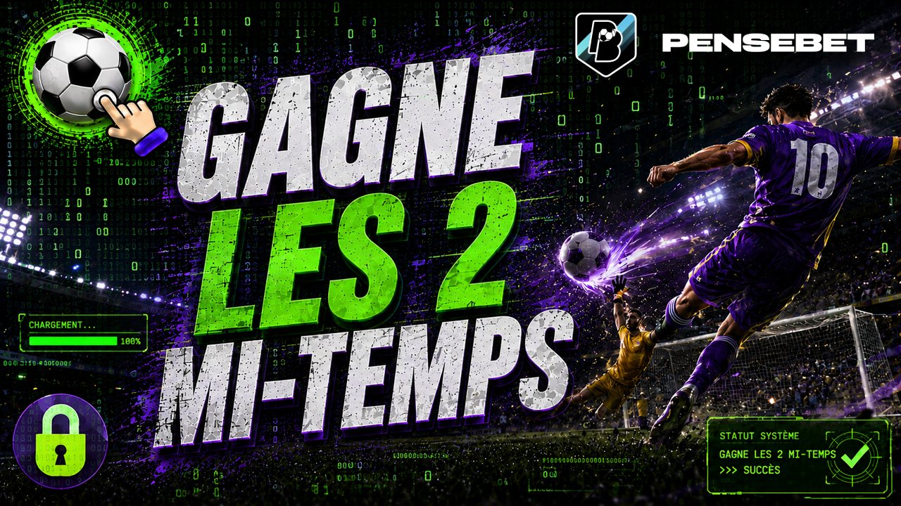 Les meilleures tendances FOOT 'Gagne les deux mi-temps' du 13-08-2026 Les meilleures tendances FOOT 'Gagne les deux mi-temps' du 13-08-2026