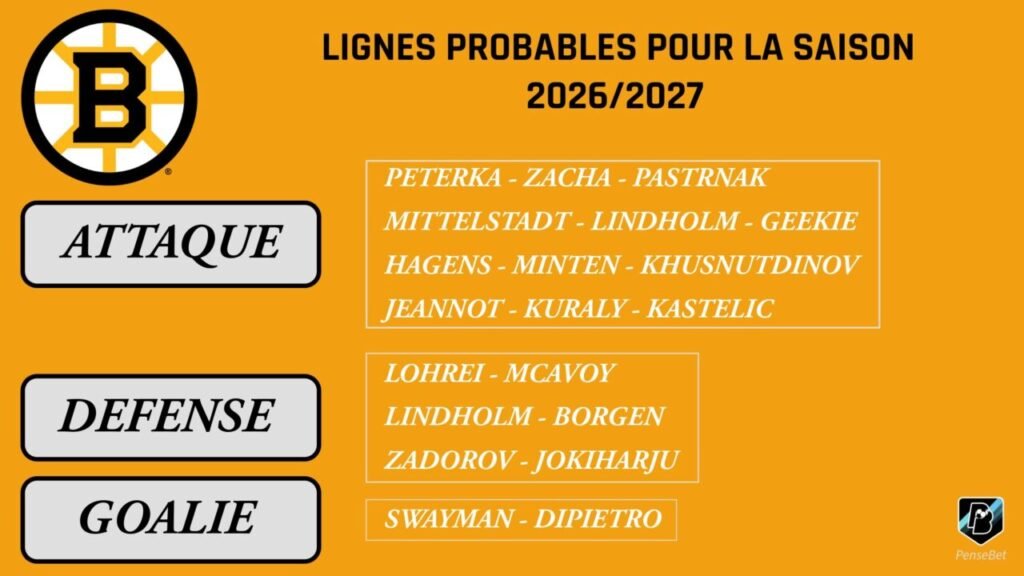 NHL Jour 10 : Boston Bruins - Confirmer plutôt que surprendre NHL Jour 10 : Boston Bruins - Confirmer plutôt que surprendre