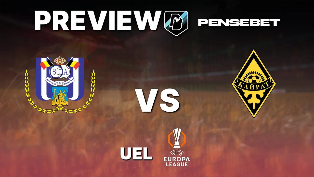 Pronostic Anderlecht vs Kairat Almaty Europa League