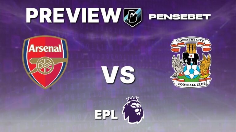 Arsenal vs Coventry City – Pronostic Gratuit Premier League – 21/08/2026