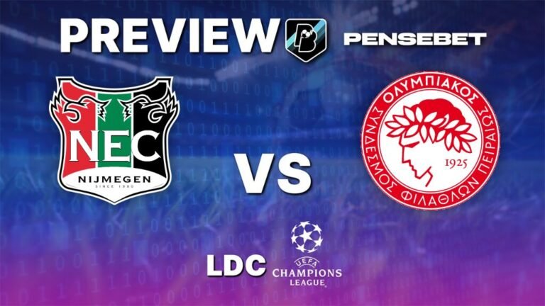 NEC Nijmegen vs Olympiacos – Pronostic Gratuit Ligue des Champions – 11/08/2026