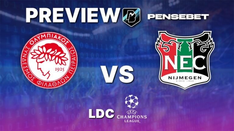 Olympiakos vs Nimègue – Pronostic Gratuit Ligue des Champions – 04/08/2026