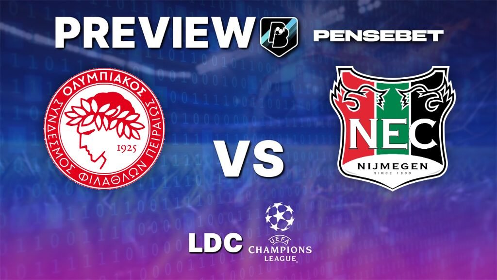 Olympiakos vs Nimègue - Pronostic Gratuit Ligue des Champions - 04/08/2026 Olympiakos vs Nimègue - Pronostic Gratuit Ligue des Champions - 04/08/2026
