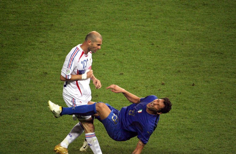 Le coup de tête de Zinedine Zidane sur Marco Materazzi