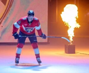 Brady Tkachuk at the NHL North American player media tour