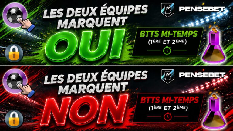 Les meilleures tendances FOOT 'BTTS mi-temps - OUI & NON (1ère et 2ème)' du 22-09-2026 Les meilleures tendances FOOT 'BTTS mi-temps - OUI & NON (1ère et 2ème)' du 22-09-2026