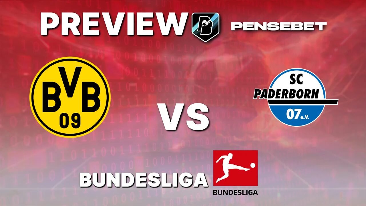 Borussia Dortmund vs SC Paderborn - Pronostic Gratuit Bundesliga - 12/09/2026 Pronostic Borussia Dortmund vs SC Paderborn Bundesliga