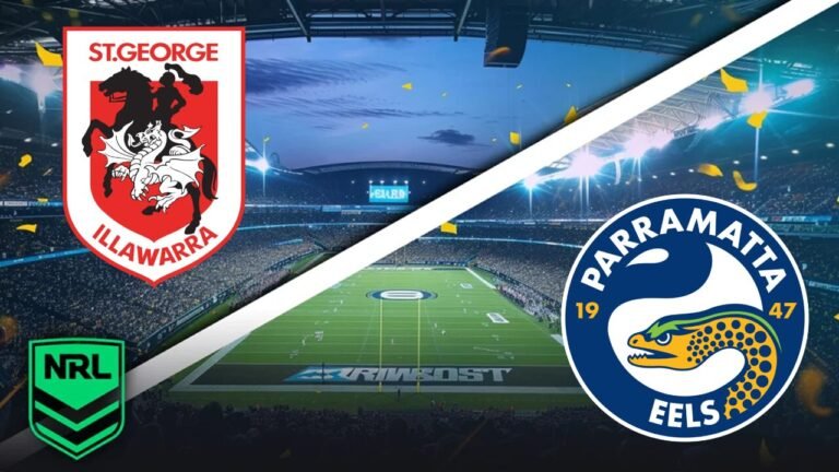 St. George Illawarra Dragons vs Parramatta Eels – Pronostic Gratuit NRL – 06/09/2026