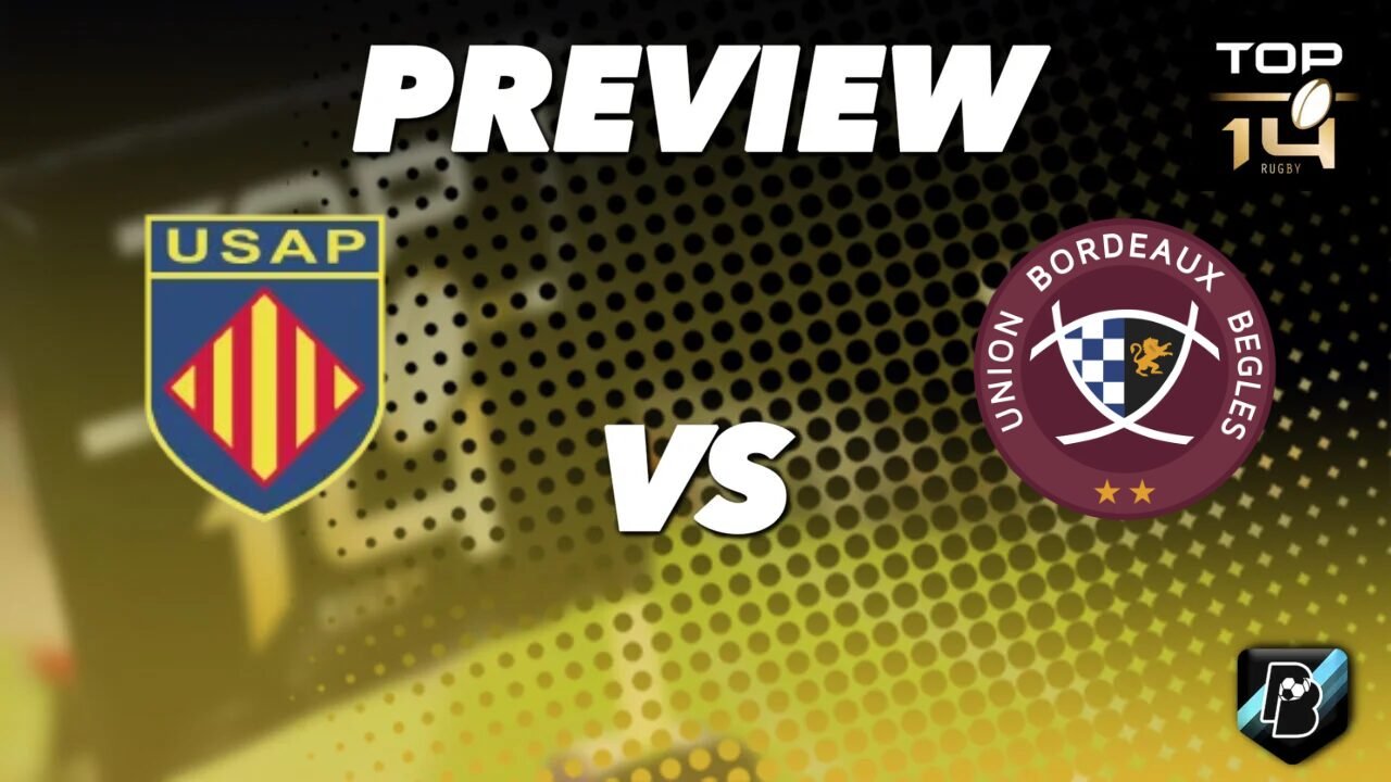USAP vs Union Bordeaux-Bègles - Pronostic Gratuit Top 14 - 26/09/2026 Pronostic USA Perpignan vs Union Bordeaux-Bègles Top 14