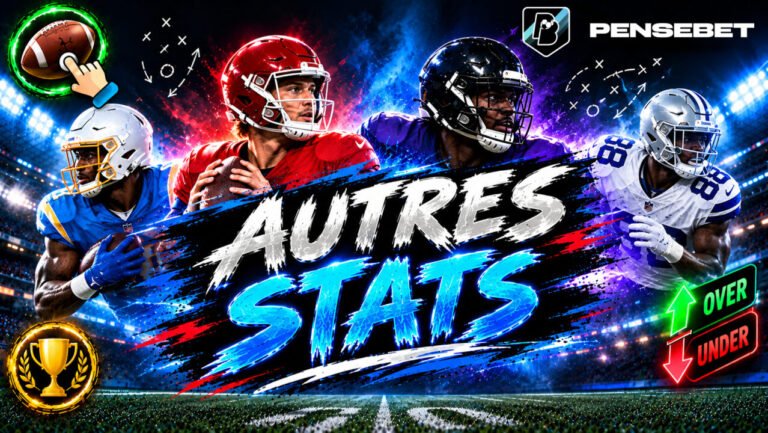 Les meilleures tendances NFL autres stats du 08-10-2026