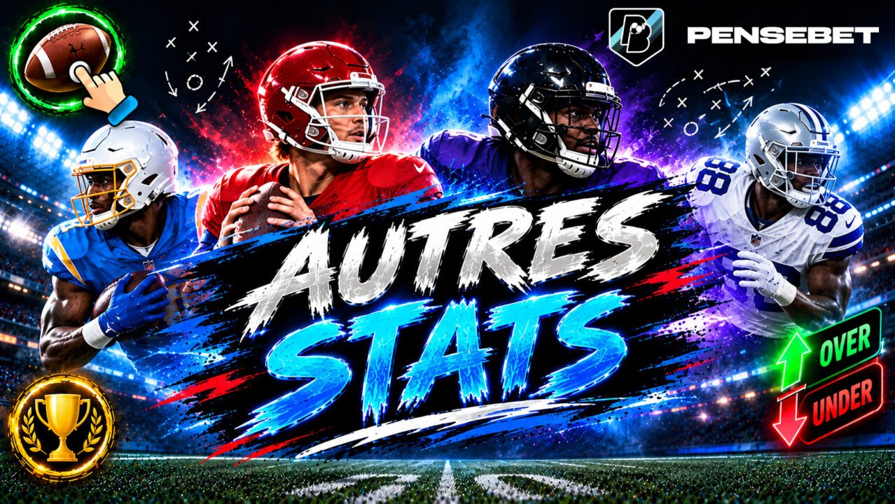 Les meilleures tendances NFL autres stats du 08-10-2026
