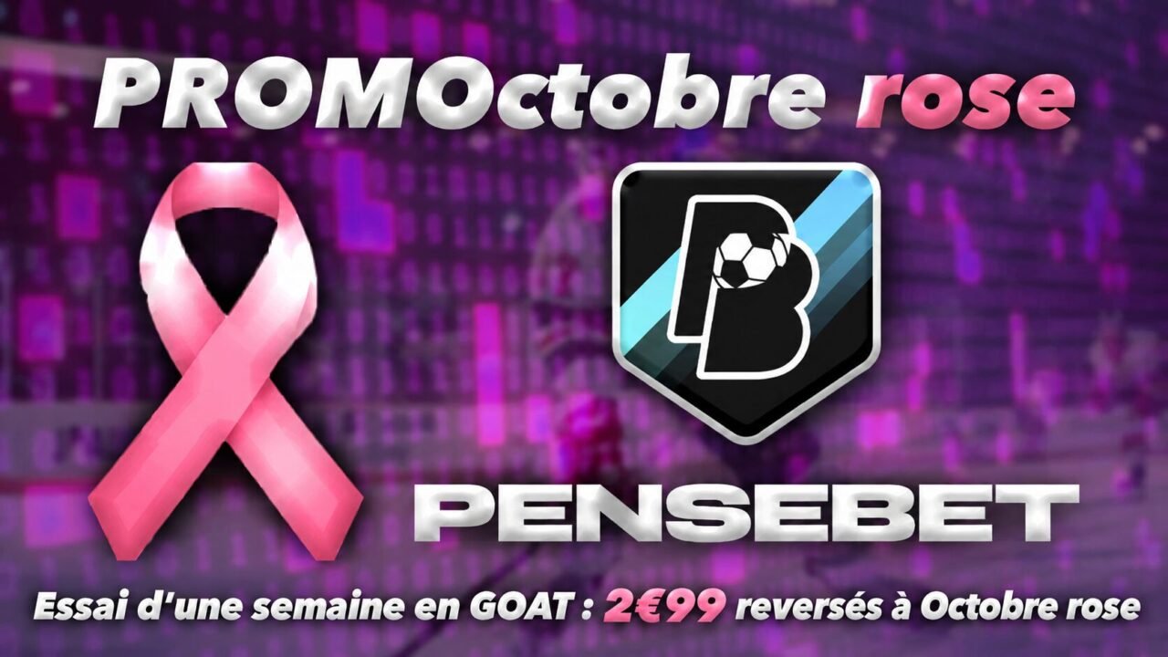Octobre Rose 2026 : L'offre essai de PenseBet devient solidaire Octobre Rose 2026 : L'offre essai PenseBet devient solidaire