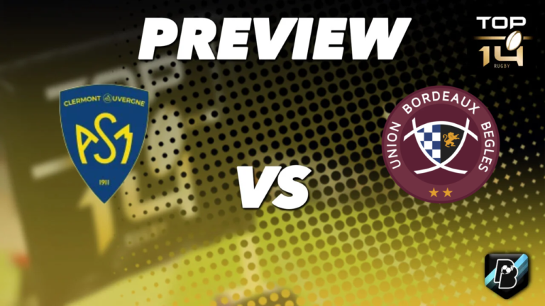 ASM Clermont vs Union Bordeaux-Bègles – Pronostic Gratuit Top 14 – 10/10/2026