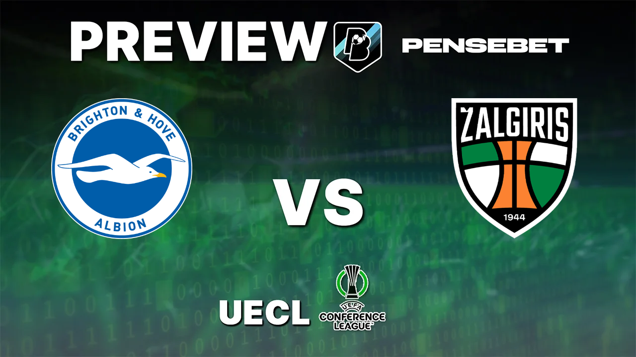 Brighton vs Kauno Žalgiris - Pronostic Gratuit Conference League - 15/10/2026 Pronostic Brighton vs Kauno Žalgiris Conference League