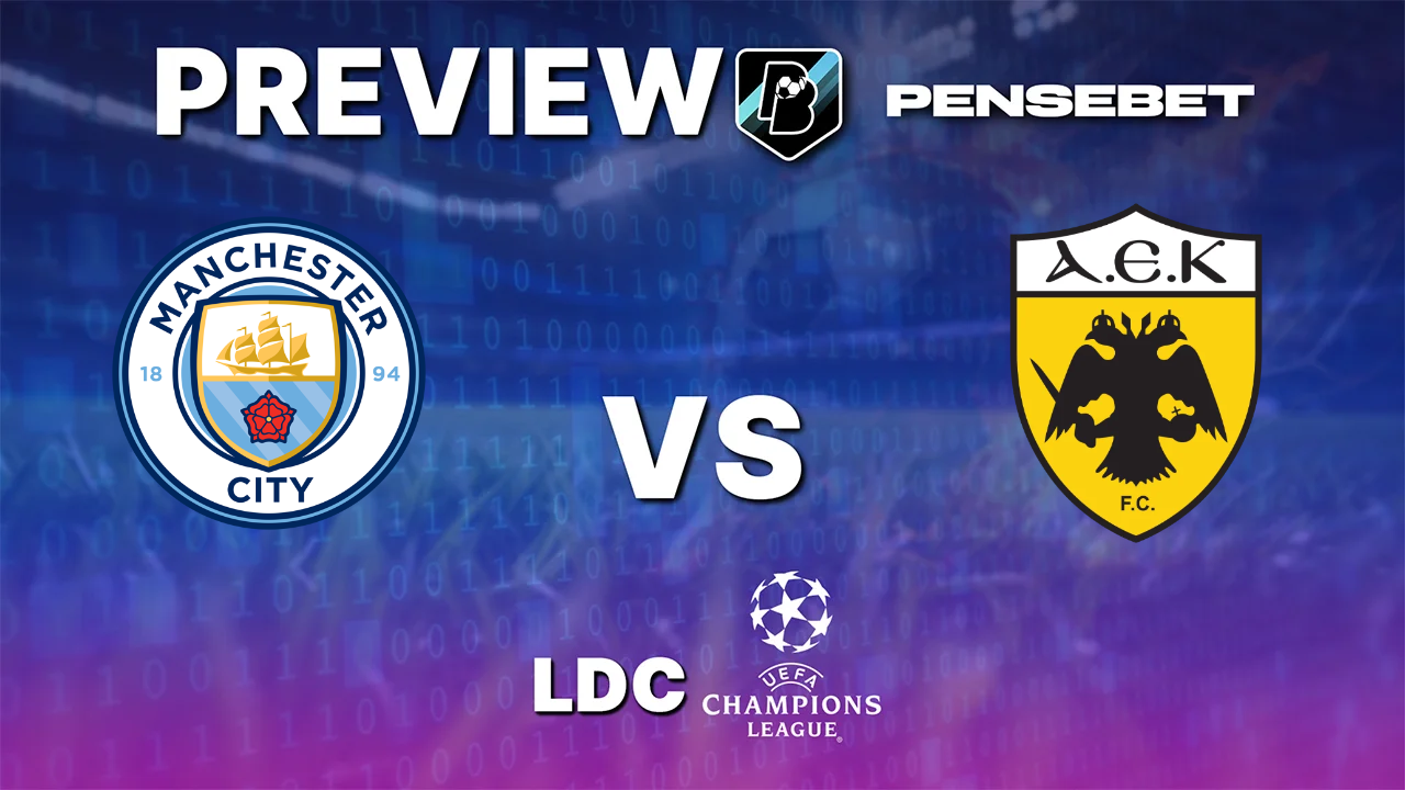 Pronostic Manchester City vs AEK Athènes Ligue des Champions