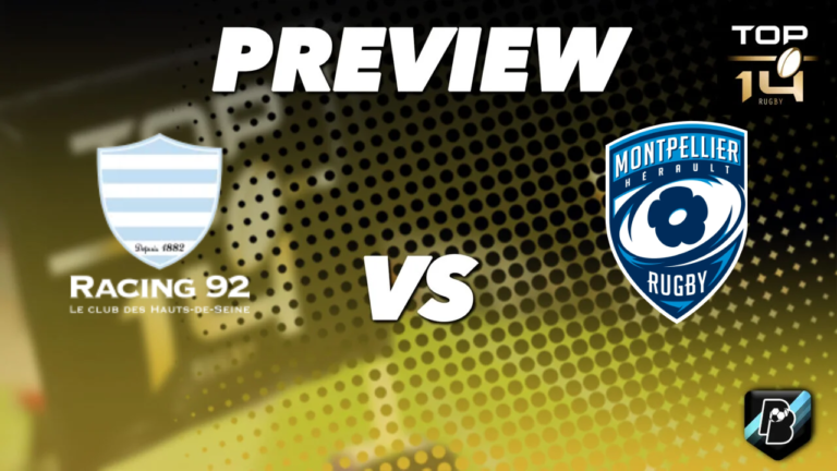Racing 92 vs Montpellier Hérault Rugby – Pronostic Gratuit Top 14 – 24/10/2026