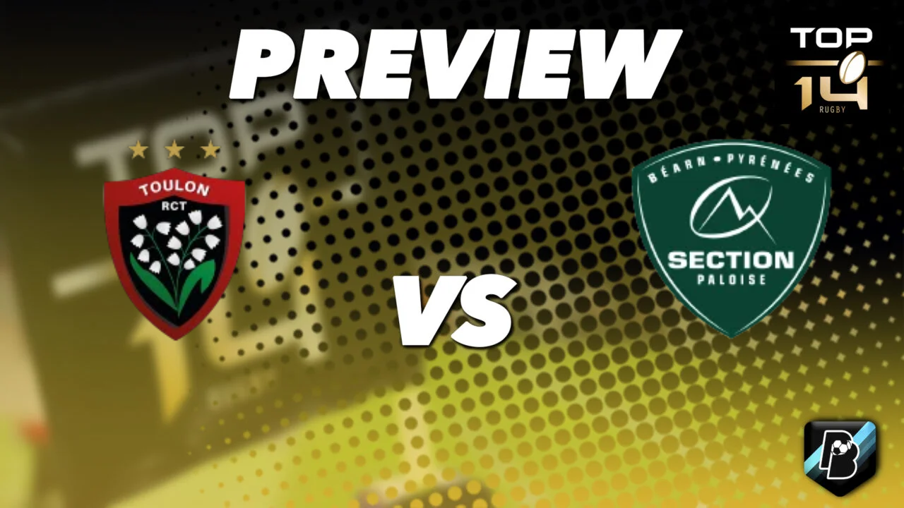 Pronostic RC Toulon vs Section Paloise Top 14